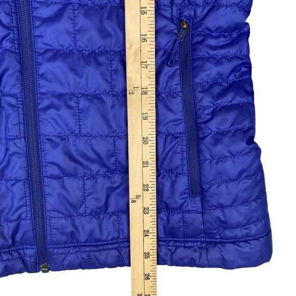 Patagonia Nano Puff Hoodie Womens M Cobalt Blue Primaloft Insulated Jacket 84227 - Picture 11 of 12
